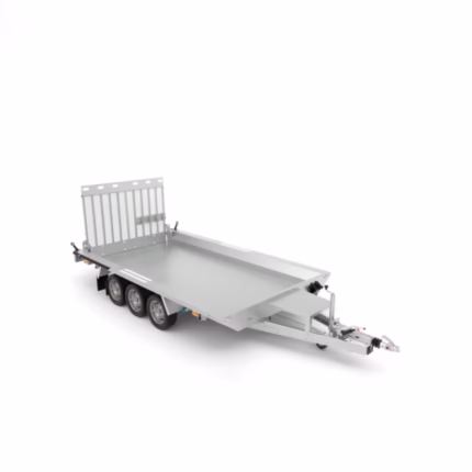 Gerätetransporter MARTZ BAU 3 400/3 – 3,5 t mit Heckrampe, Holzboden und drei gebremsten Achsen