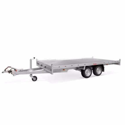 Autotransporter ANSSEMS MSX 3000 – 3,0 t mit Aluminiumplattform, Auffahrrampen und Stützrad